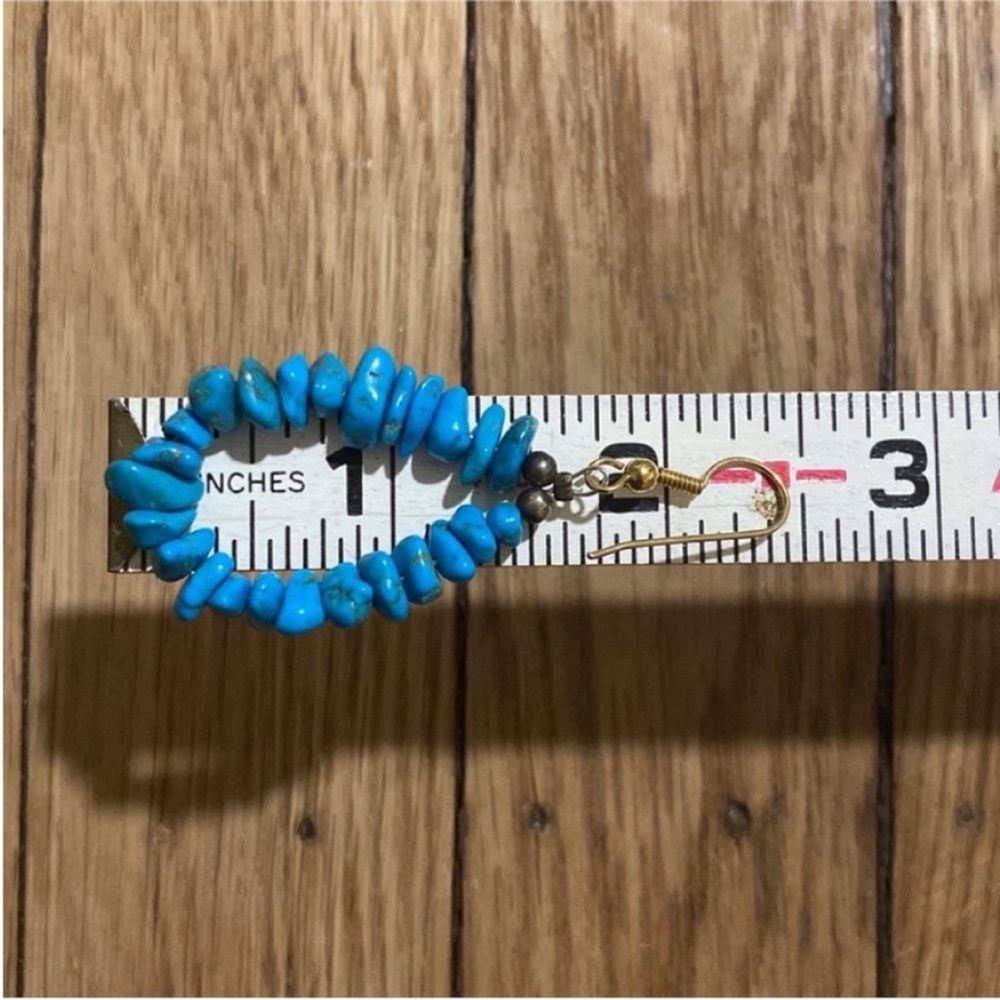 Turquoise earrings - Picture 3 of 5